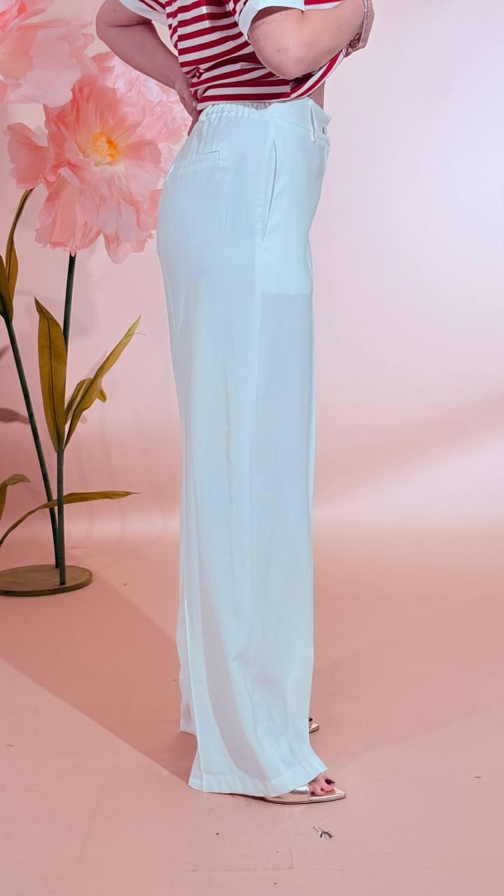 MOTEL Pantalone palazzo 26P4817 PANNA 