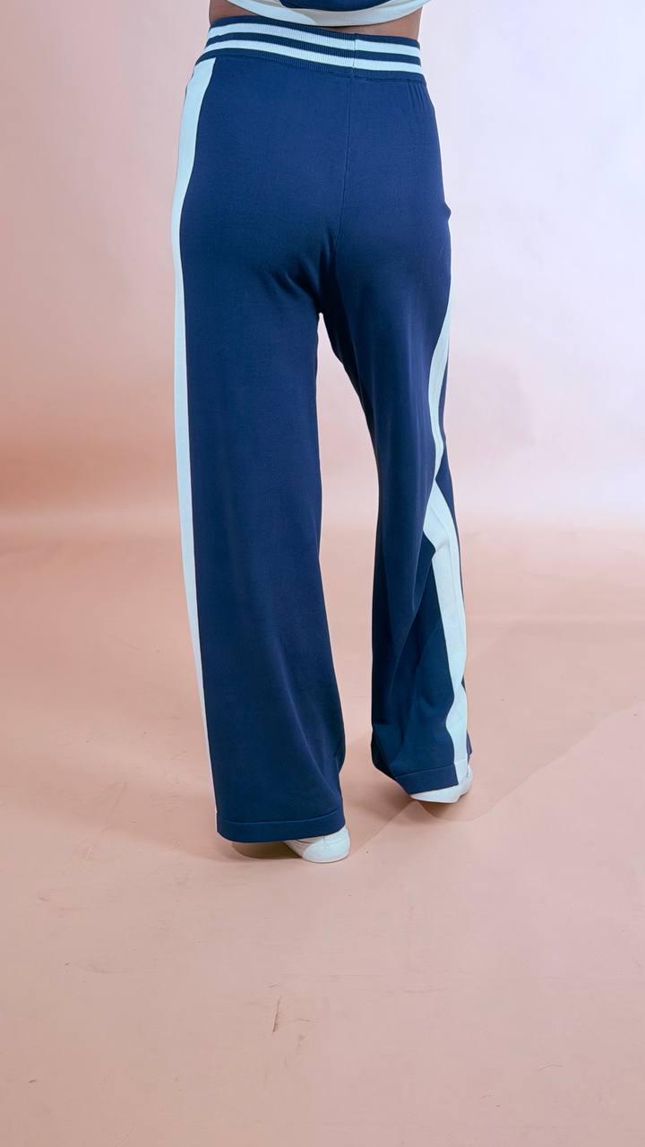 FRACOMINA Panta in maglia FJ26SV3007K41801 BLU 