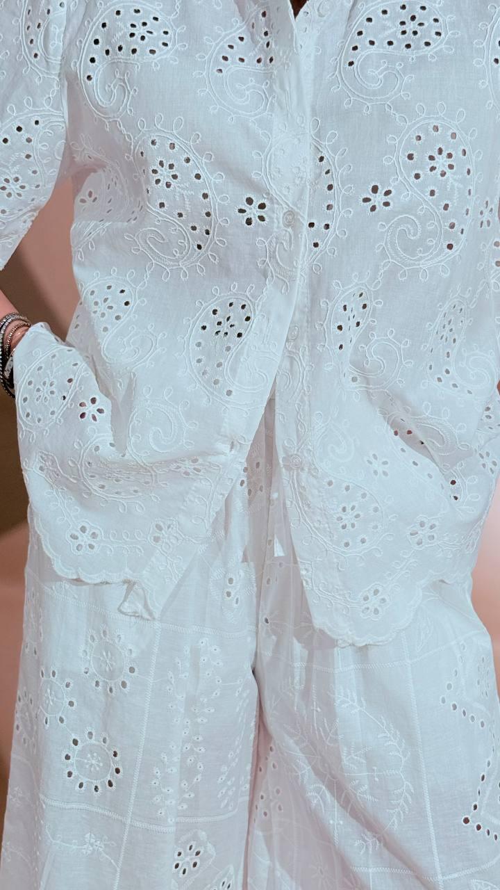 LEVA Camicia linda LINDA20737 BIANCO 