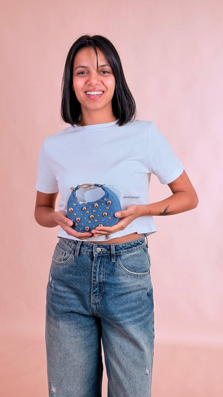 LEVA BIJOUX Mini bag denim BRSDNM  