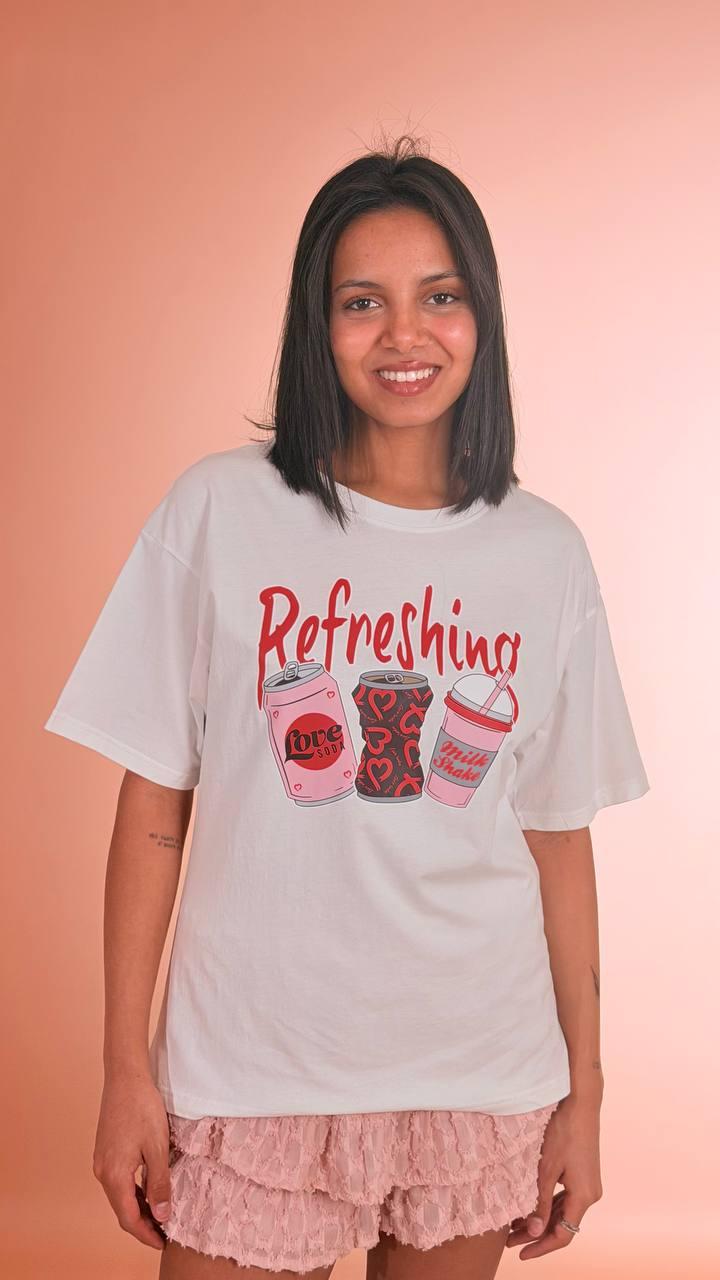 ANNA ROCK T-shirt refreshino 2091044 BIANCA 