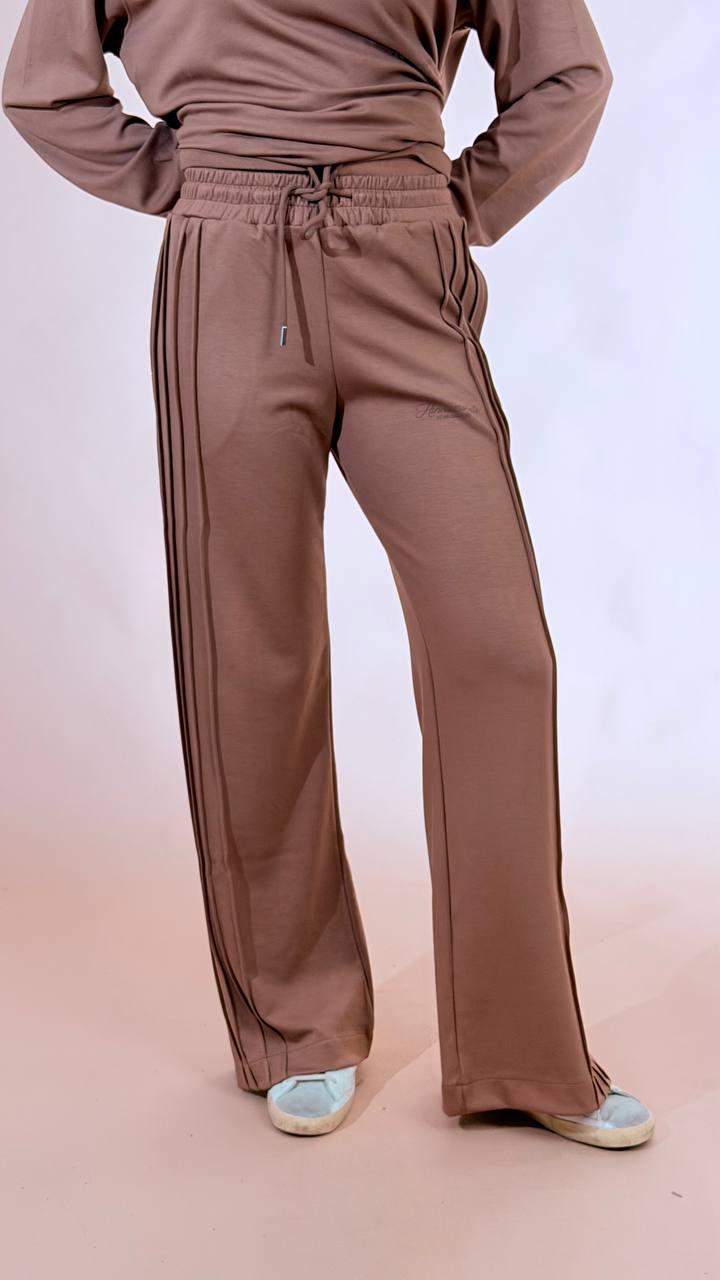 HINNOMINATE Pantalone dritto tuta HMABW02390 MOKA 