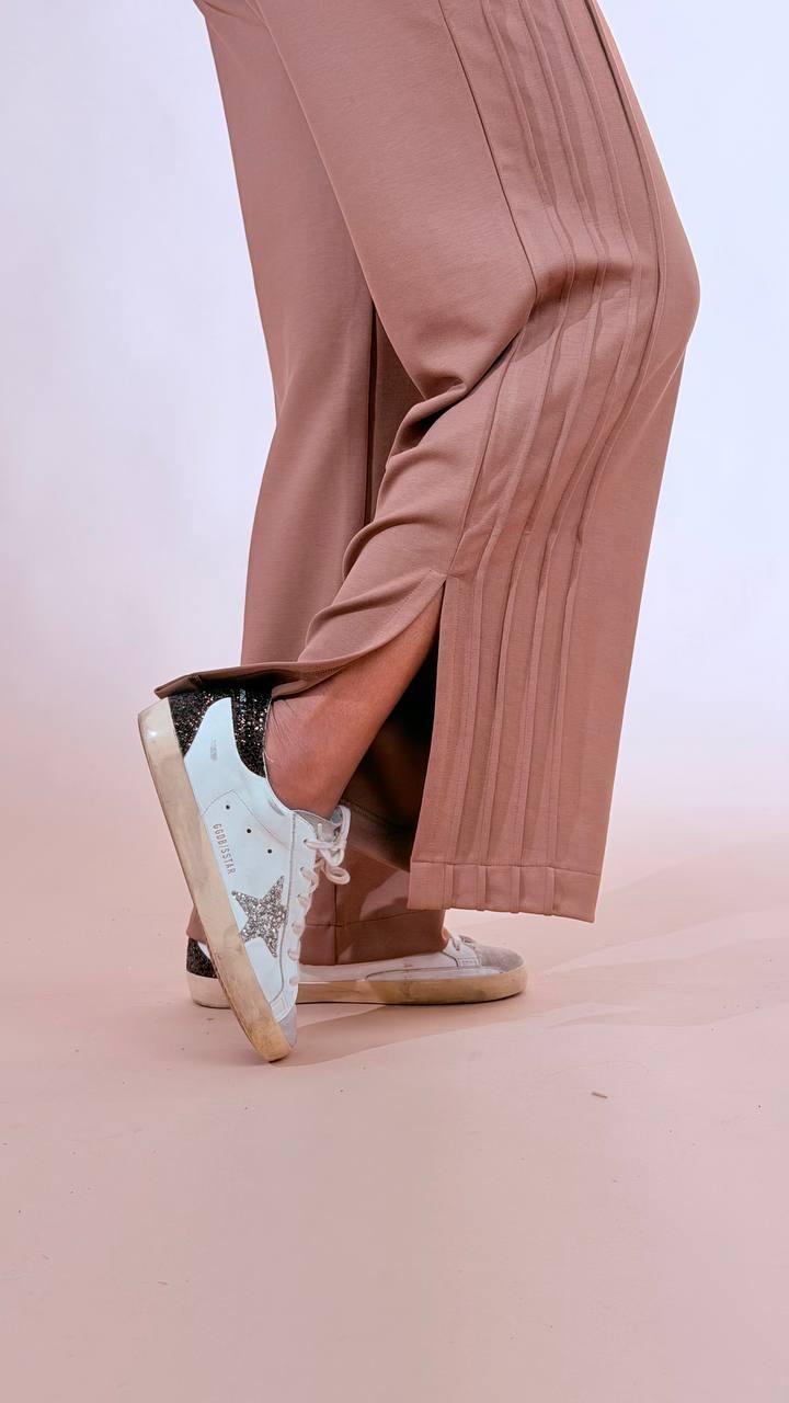 HINNOMINATE Pantalone dritto tuta HMABW02390 MOKA 