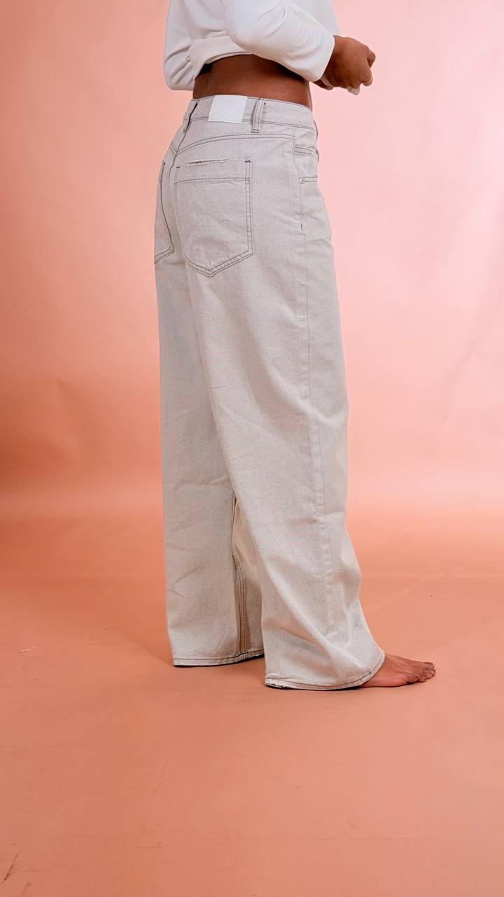 GLAMOROUS Jeans slavato grigio AN5539 GRIGHIO 