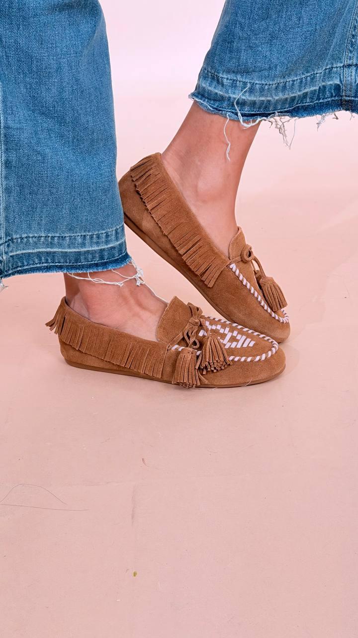 OVYE Mocassino con inserto rosa babol F2550524 CROSTA 