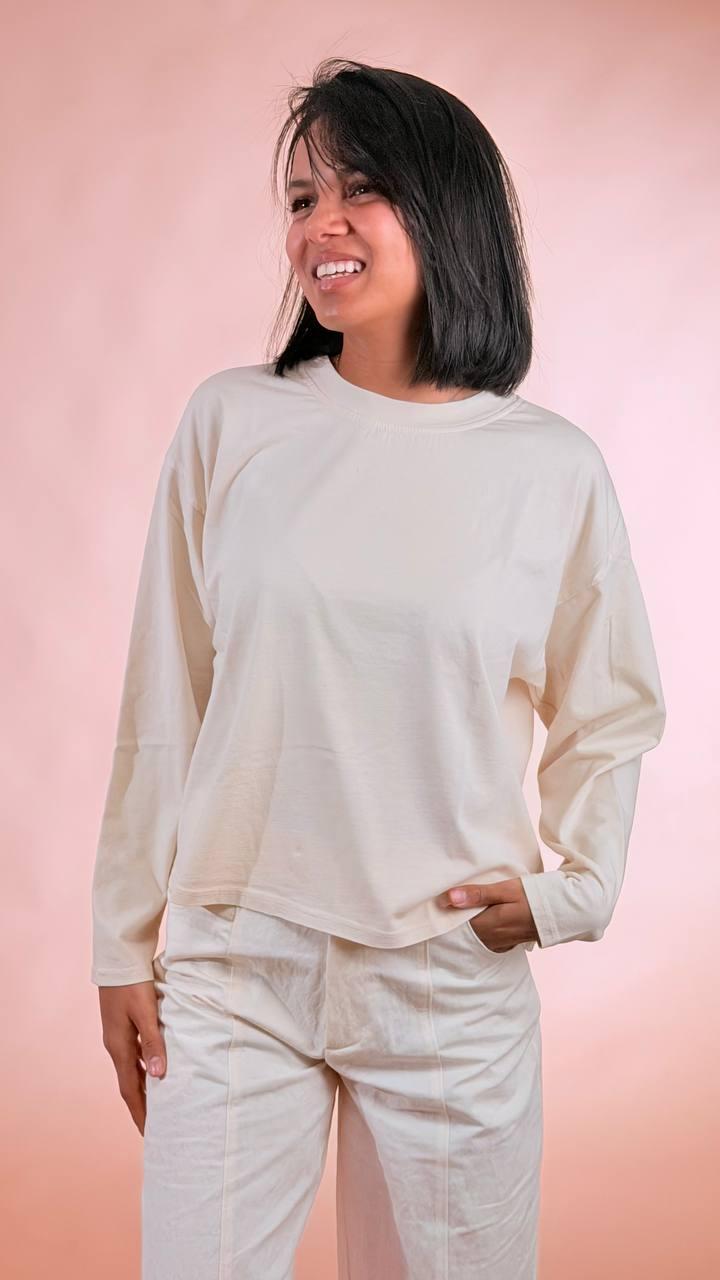 HAVE ONE T-shirt basic MJS-Q018 BURRO 