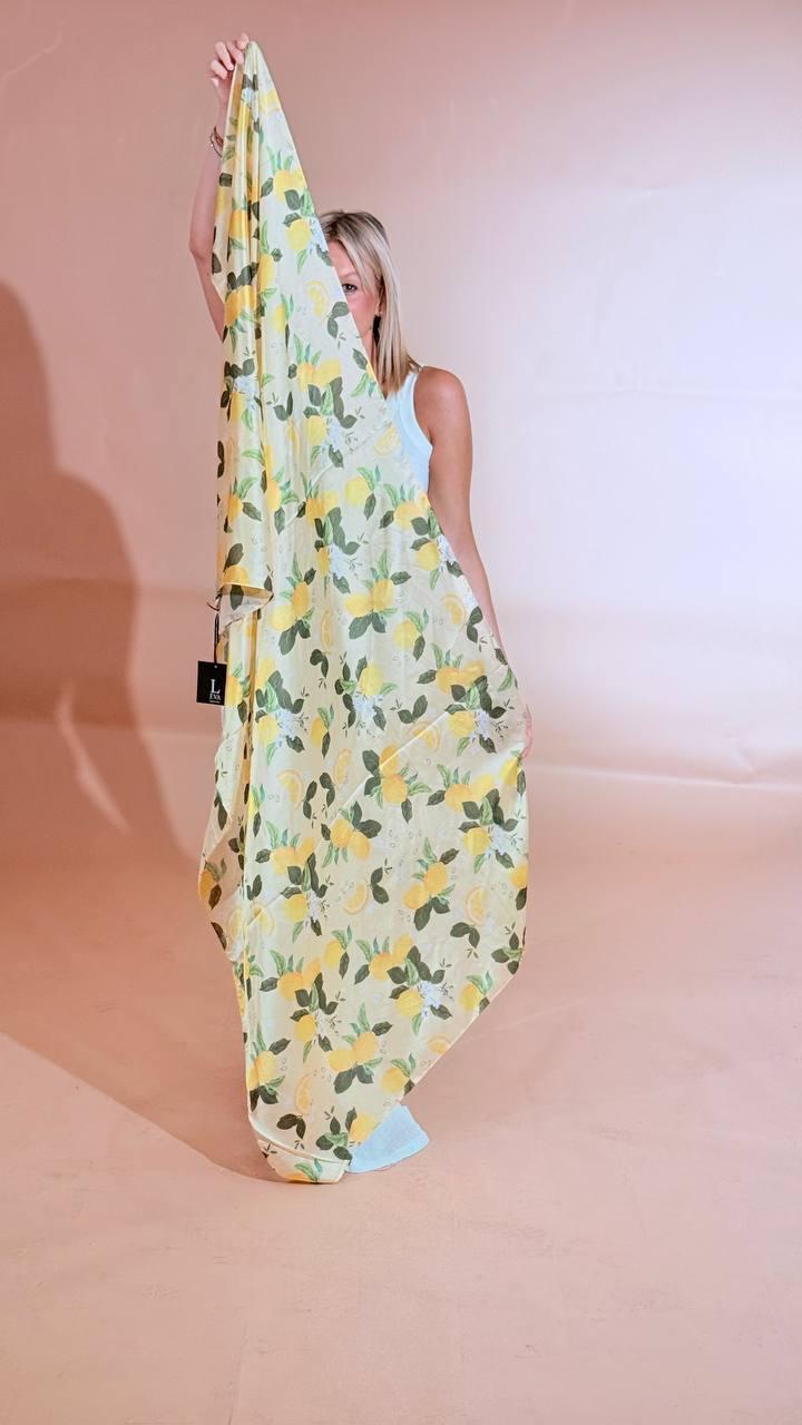 LEVA Foulard maxi S-70885 GIALLO 