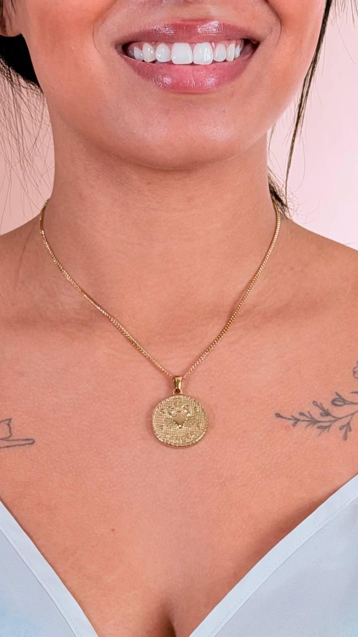 CLUB MANHATTAN Collana segno zodiale cancro CLBMCANCRO ORO 