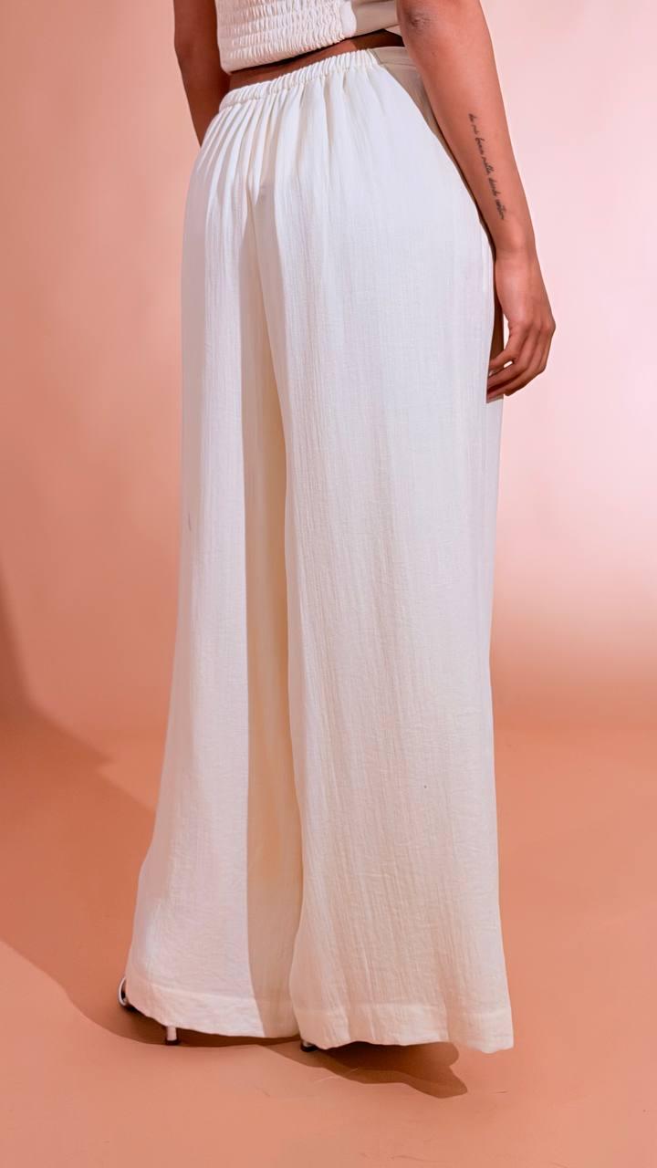 ELLEH Pantalone ampio SS260043 PANNA 