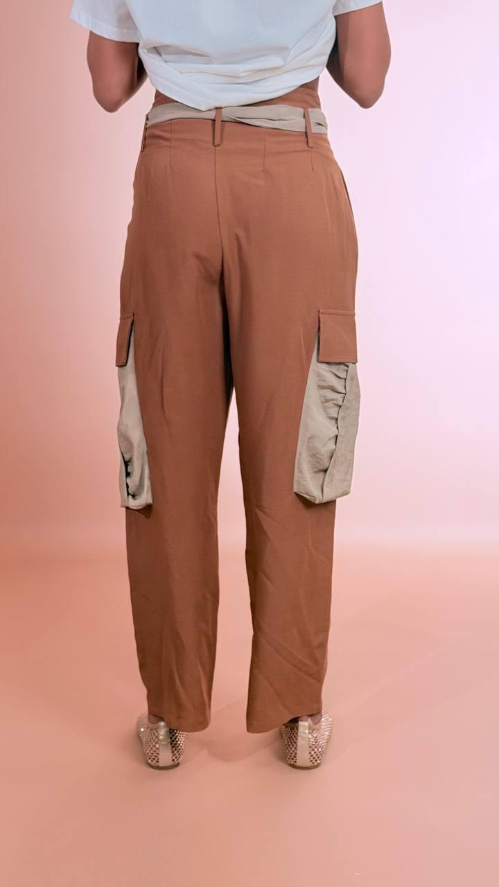 PHILIA LOFT Pantalone safari D02E0974 CAMMELLO 