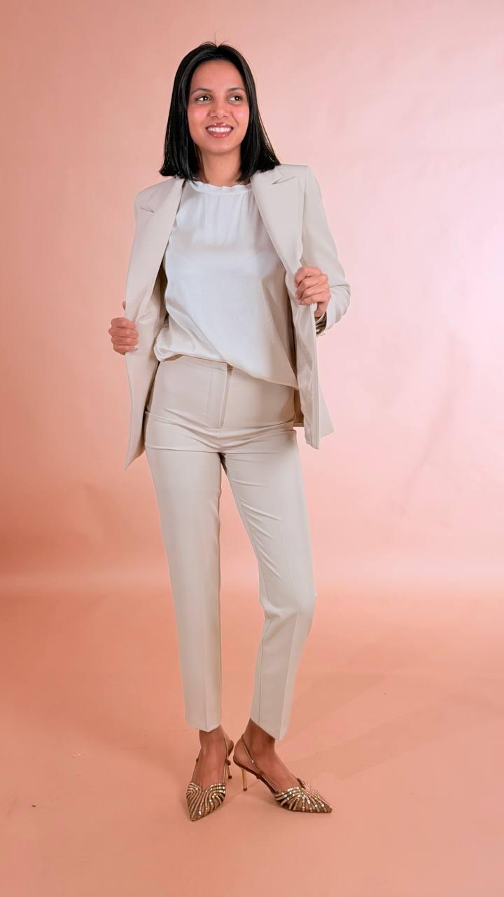 SILENCE blazer mono petto SD5015KEY GREIGE 
