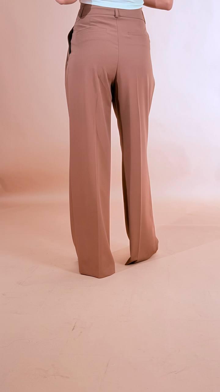 HINNOMINATE Pantalone over con piences HMABW02540 MOKA 
