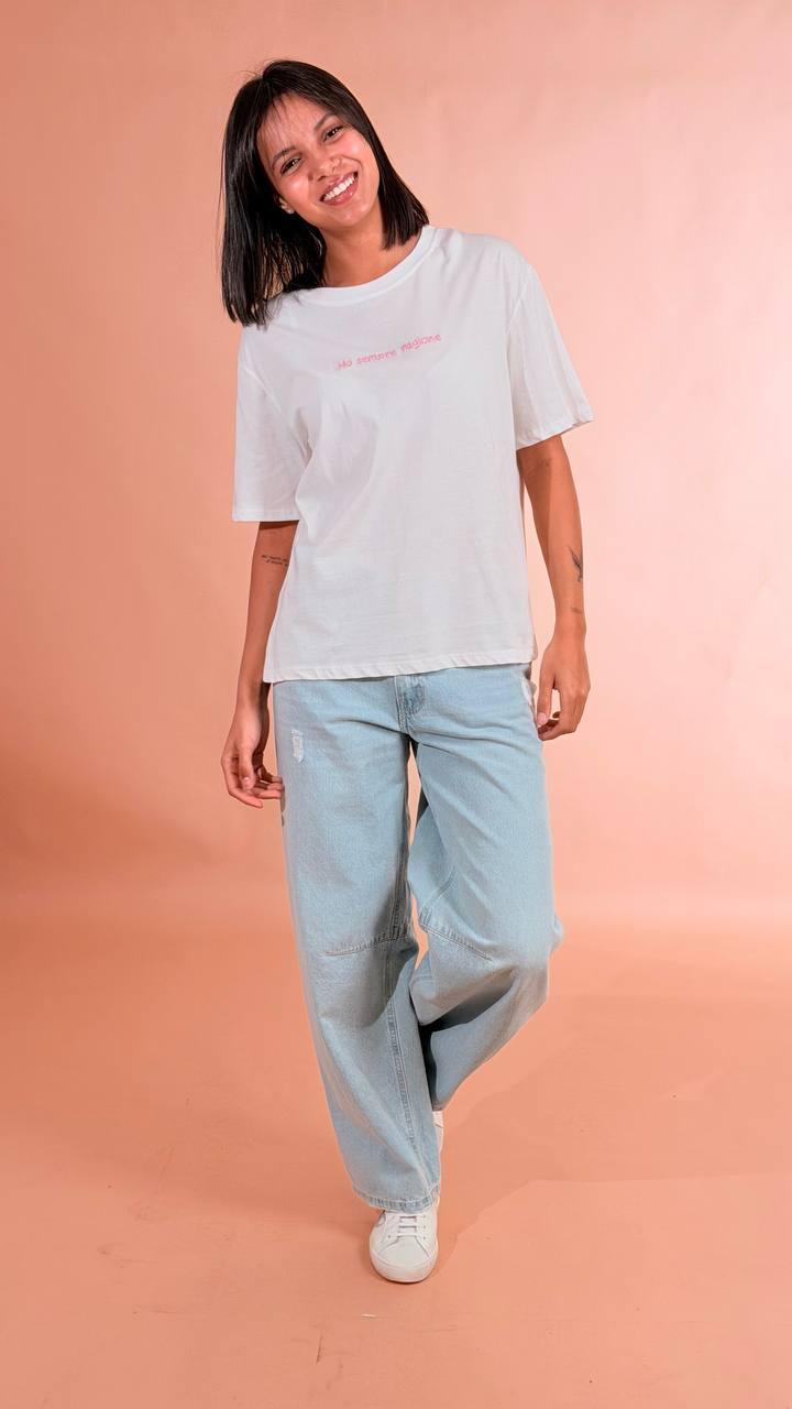 LEVA T-shirt ho sembre ragione 24556 AVORIO 