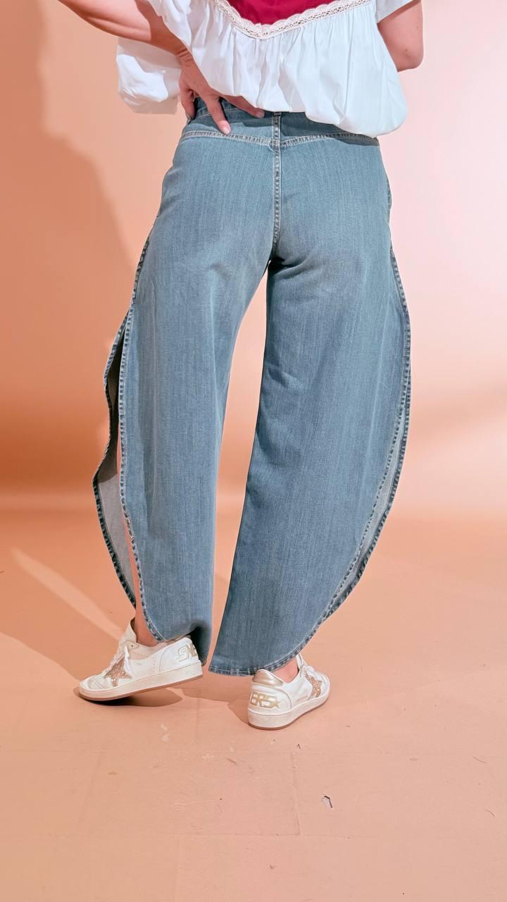 GODSAVEDENIM Jeans farfalla 98%co 2%ea NAUSICA DENIM 