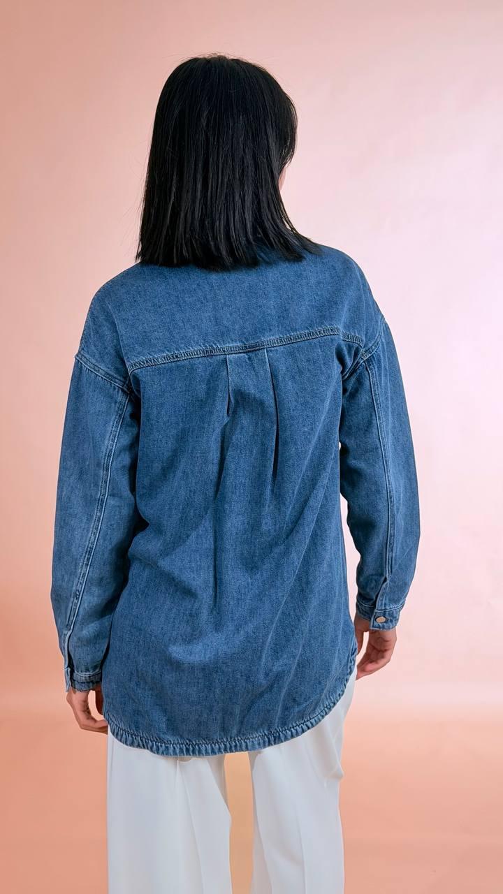 LEVA Camicia denim <BR/> N30F32008 DENIM 