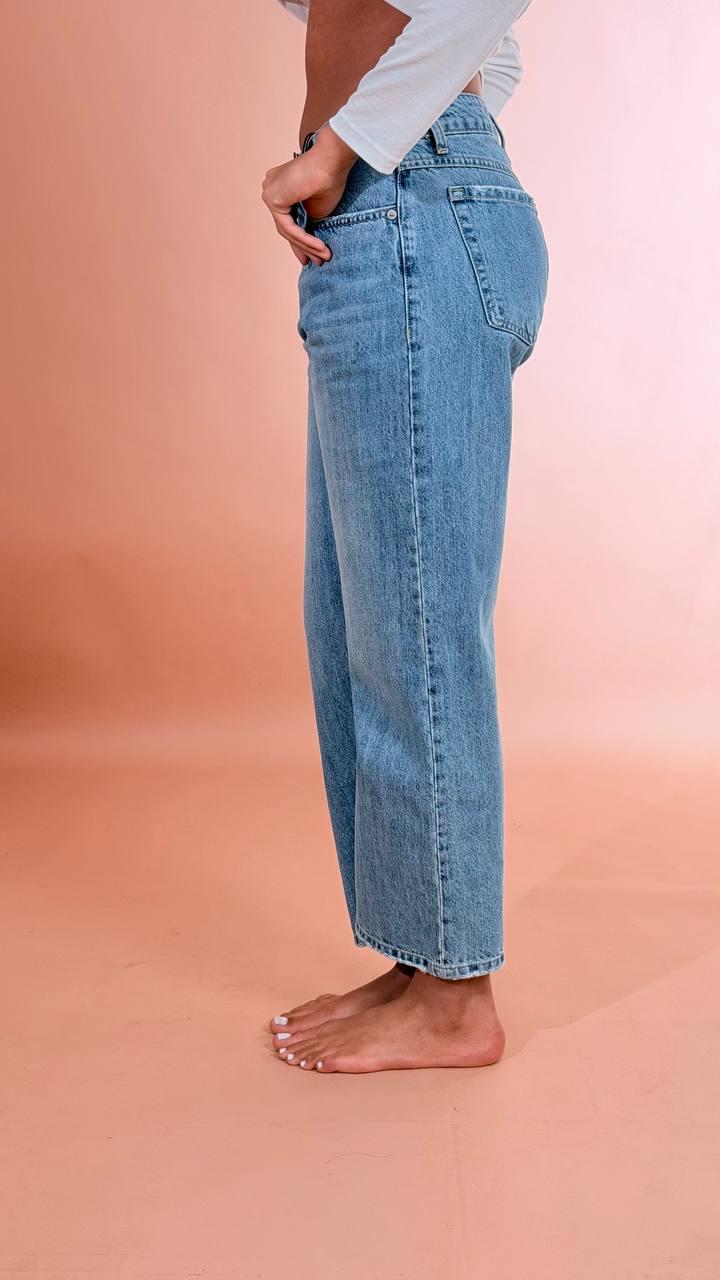 PHILIA LOFT Jeans wide leg 100co V02O0059 DENIM 
