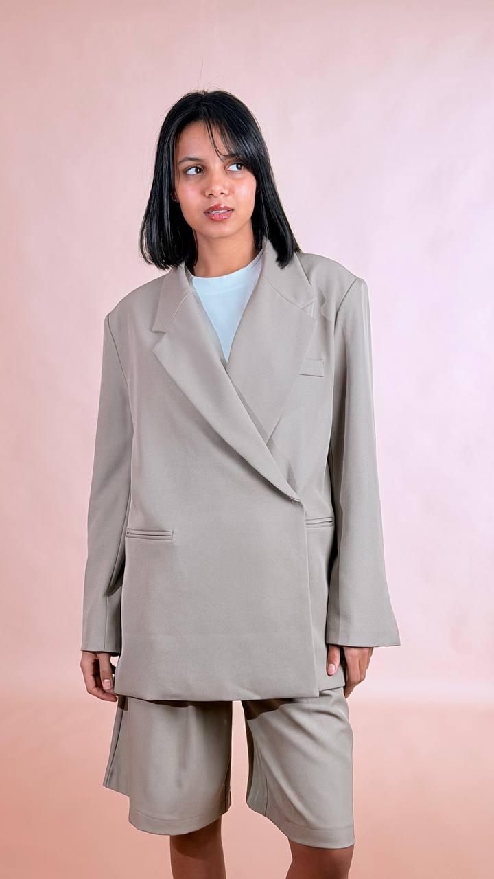 ANNA ROCK Blazer bottone laterale 609209 CORDA 