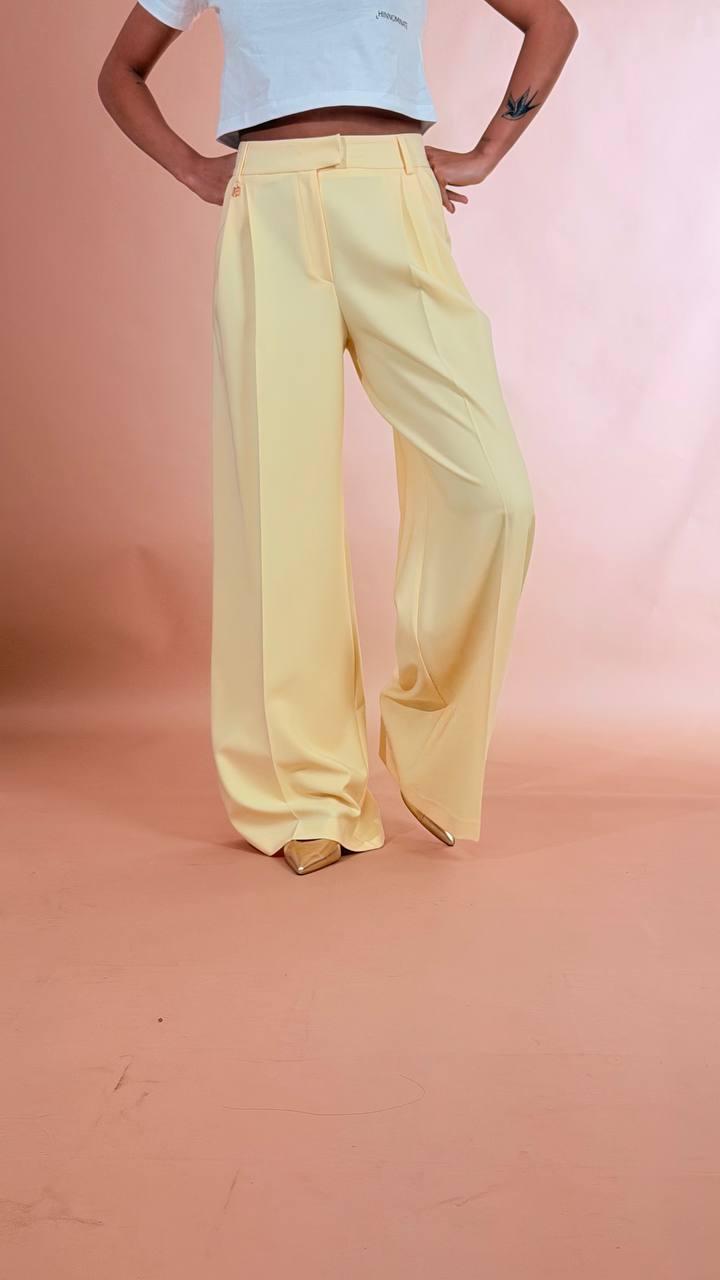 FRACOMINA Pantalone palazzo FR26SV3001W42901 GIALLO 