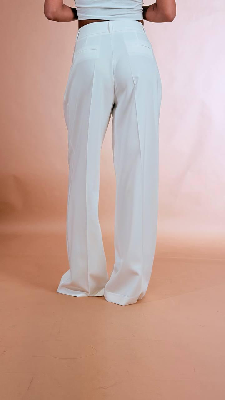 FRACOMINA Pantalone palazzo FR26SV3001W42901 BIANCO 
