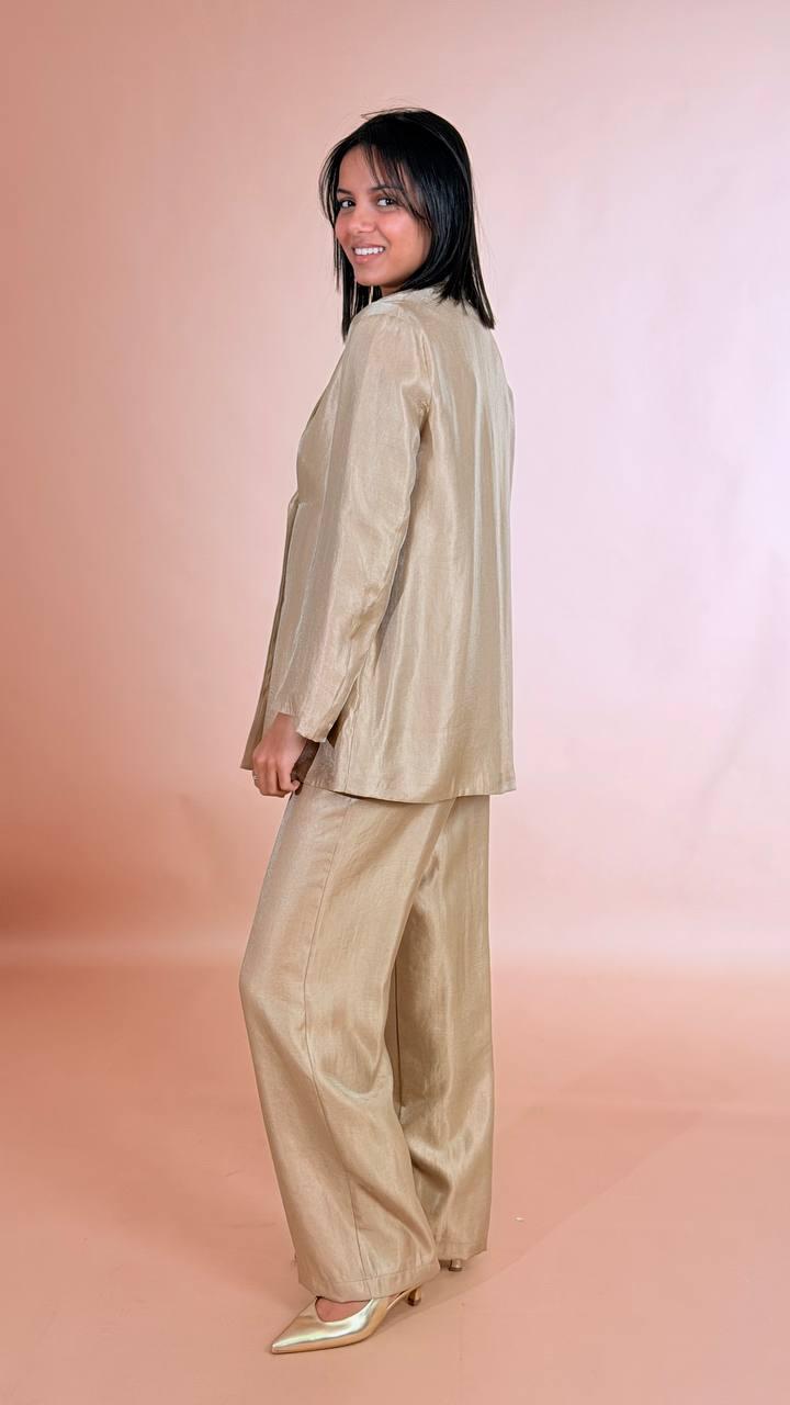 PHILIA LOFT Pantalone elastico R02Y0148 ORO 
