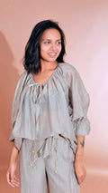 H2O Blusa leggera SCRERA FANGO 