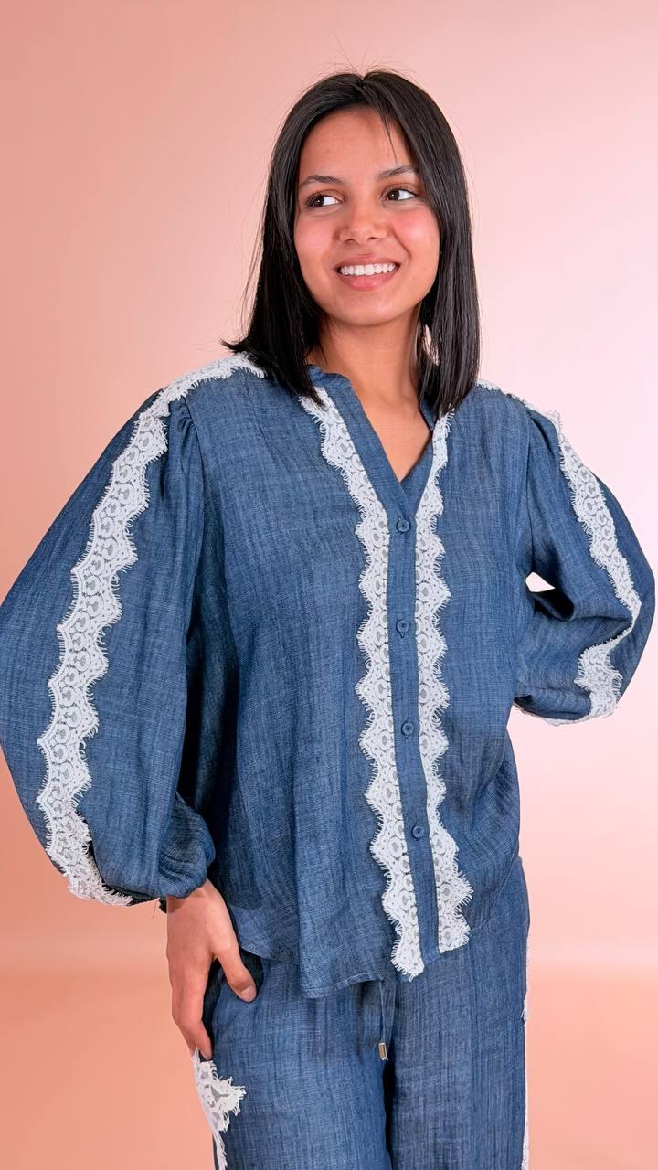 MOTEL Camicia chambery S26CA65 DENIM 