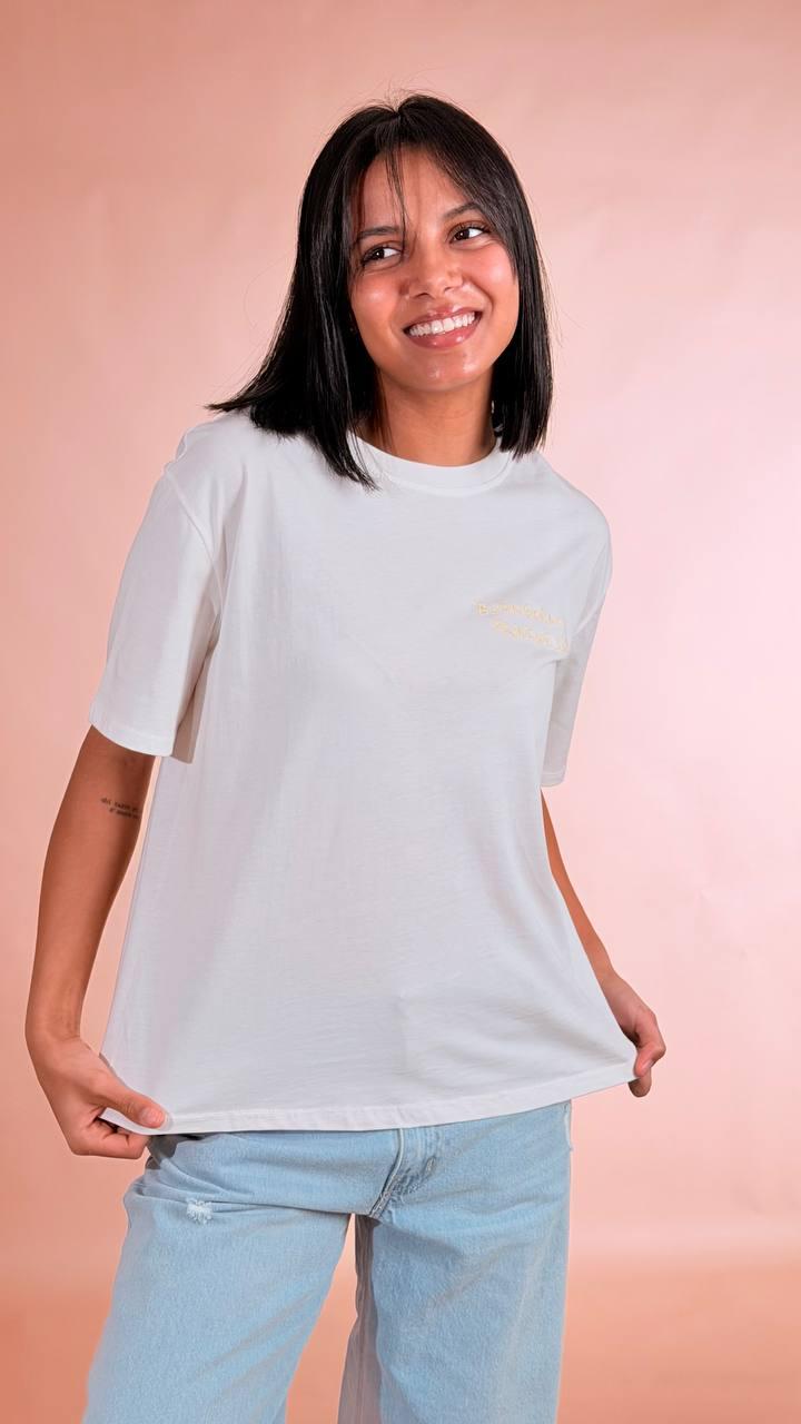 LEVA T-shirt buon giorno principessa 24456 AVORIO 