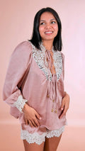 SOUVENIR Blusa pizzo 100pl S39M1219 ROSA 
