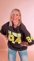 MOTEL T-shirt numero 84 26M4337 CIOCCOLATO 