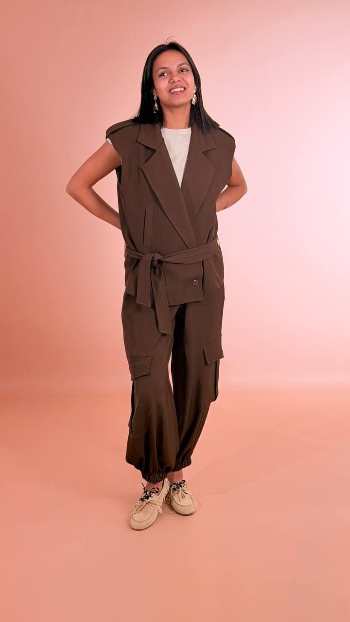 HAVE ONE Pantalone cargo PSO-Q060 MORO 