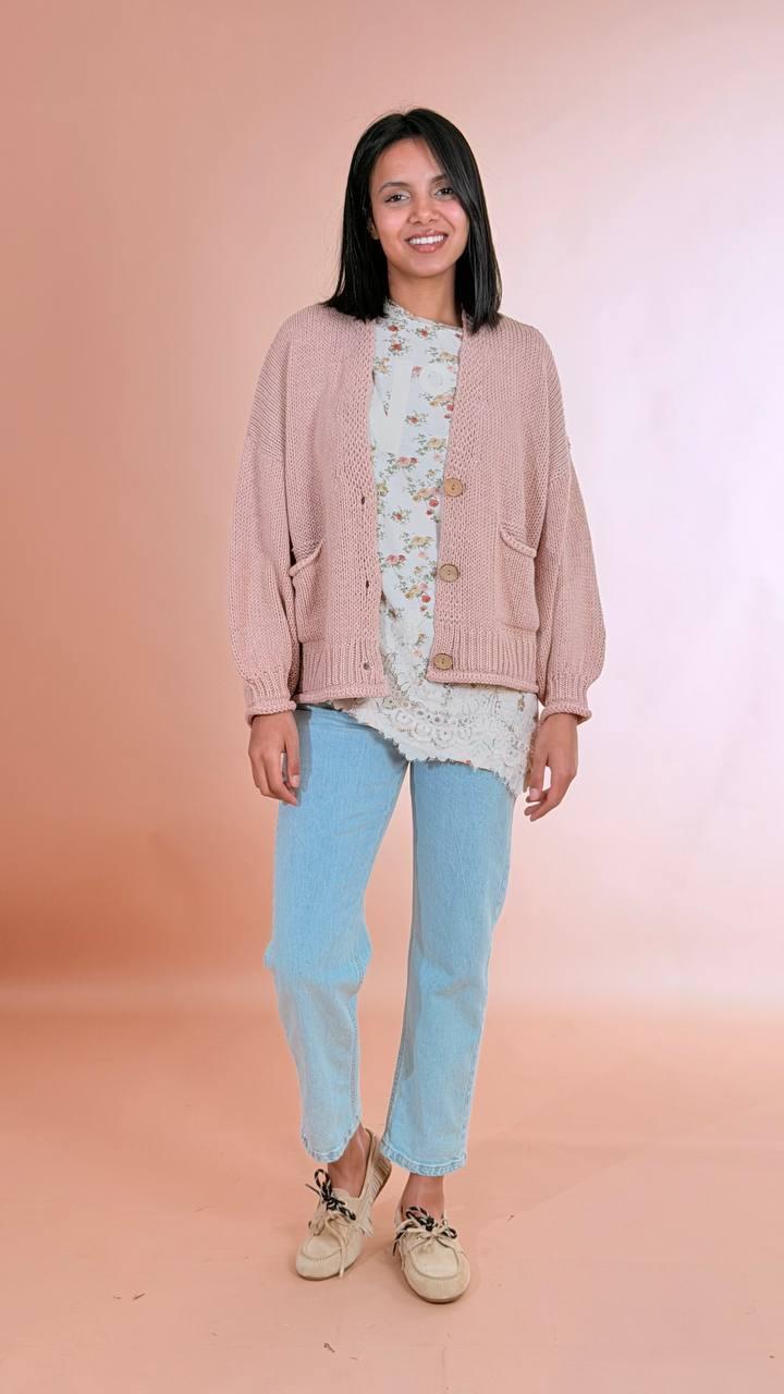 HAVE ONE Cardigan bottoni tasche JIT-Q007 PHARD 