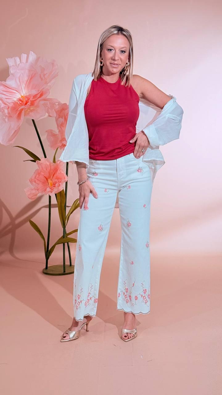 MOTEL Camicia mussola di cotone S26C715 BIANCO 