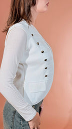 Susy mix Napoleon gilet Panna